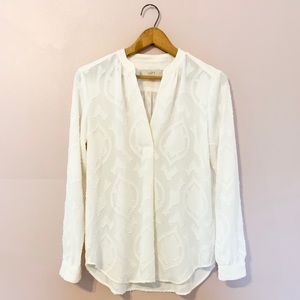 Ann Taylor LOFT long sleeve blouse